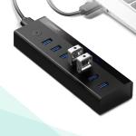 Adaptor HUB 7-in-1 UGREEN US219, USB - 7x USB 3.0, Negru 4 - lerato.ro