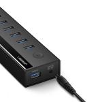 Adaptor HUB 7-in-1 UGREEN US219, USB - 7x USB 3.0, Negru 8 - lerato.ro