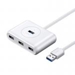 Adaptor HUB 4-in-1 UGREEN CR113, USB - 4x USB 3.0, Lungime cablu 1m, Alb 2 - lerato.ro