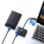 Adaptor HUB 4-in-1 UGREEN CR113, USB - 4x USB 3.0, Lungime cablu 1m, Alb 29 - lerato.ro