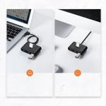 Adaptor HUB 4-in-1 UGREEN CR113, USB - 4x USB 3.0, Lungime cablu 1m, Alb 17 - lerato.ro