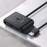 Adaptor HUB 4-in-1 UGREEN CR113, USB - 4x USB 3.0, Lungime cablu 1m, Alb 14 - lerato.ro