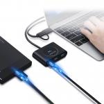 Adaptor HUB 4-in-1 UGREEN CR113, USB - 4x USB 3.0, Lungime cablu 1m, Alb 10 - lerato.ro