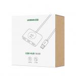 Adaptor HUB 4-in-1 UGREEN CR113, USB - 4x USB 3.0, Lungime cablu 1m, Alb 9 - lerato.ro