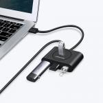 Adaptor HUB 4-in-1 UGREEN CR113, USB - 4x USB 3.0, Lungime cablu 1m, Alb 7 - lerato.ro