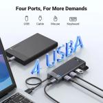 Adaptor HUB 4-in-1 UGREEN CM653, USB - 4x USB 3.0, Negru 9 - lerato.ro