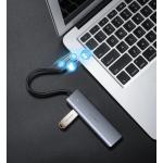 Adaptor HUB 5-in-1 UGREEN CM219, USB-C - 4x USB 3.2, 1x USB-C, Gri 8 - lerato.ro