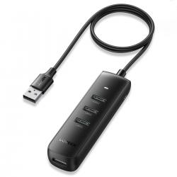 Adaptor HUB 4-in-1 UGREEN CM416, USB - 4x USB 3.0, Negru