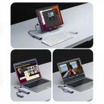 Adaptor HUB 5-in-1 UGREEN CM475, USB - 3x USB 3.0, 1x USB-C PD, 1x RJ45, Gri 19 - lerato.ro