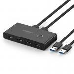 Adaptor HUB 4-in-2 UGREEN US216, 2x USB - 4x USB 3.2, Negru 2 - lerato.ro