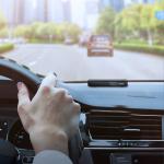 Suport auto pentru afisarea numarului de telefon UGREEN LP178, Negru 5 - lerato.ro