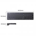 Tastatura wireless UGREEN KU004, 2.4GHz, Indicator LED, Negru 10 - lerato.ro