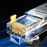 Cablu retea Ugreen Ethernet Cat. 6A, mufat 2xRJ45, UTP, 10Gbps, lungime 3m, Negru 9 - lerato.ro