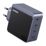 Incarcator retea Ugreen Nexode S, 140W, 3x USB-C, 1x USB-A, Fast Charging, Gri 4 - lerato.ro