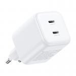 Incarcator retea Ugreen X526, 45W, 3A, 2x USB-C, Fast Charging, Alb 5 - lerato.ro