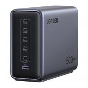 Statie de incarcare 6 in 1 UGREEN Nexode X759, PD 500W, 1x USB-A, 5x USB-C, Gri
