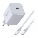 Incarcator retea Ugreen X524, 45W, USB-C, Cablu USB-C la USB-C 1m inclus, Alb 4 - lerato.ro