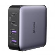 Statie de incarcare 4 in 1 UGREEN Nexode CD327, PD 65W, 3A, 2x USB-A, 2x USB-C, Gri