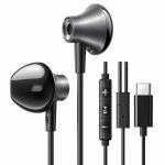 Casti audio cu microfon UGREEN EP106, In-ear, Control pe fir, USB-C, Lungime cablu 1.2m, Negru 2 - lerato.ro