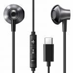 Casti audio cu microfon UGREEN EP106, In-ear, Control pe fir, USB-C, Lungime cablu 1.2m, Negru 3 - lerato.ro