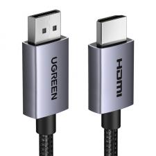 Televizoare si Sisteme Audio, Cablu video UGREEN DP123, DisplayPort tata la HDMI tata, 4K, 30Hz, 2m, Negru, lerato.ro