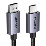 Cablu video UGREEN DP123, DisplayPort tata la HDMI tata, 4K, 30Hz, 3m, Negru 2 - lerato.ro