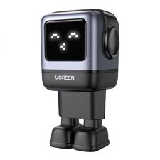 Incarcator retea Ugreen Nexode Robot GaN, 65W, 2x USB-C, 1x USB-A, Fast Charging, Gri