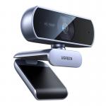Camera Web Ugreen 15728, Full HD, Rotire 360 grade, Microfon integrat, Ideala pentru birou, USB-A, Silver 3 - lerato.ro