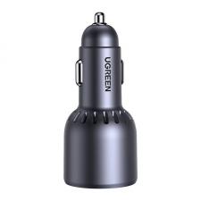 Incarcator auto Ugreen EC703, 2x USB-C, 1x USB-A, 75W, Negru