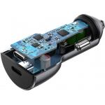 Incarcator auto Ugreen CD213, 2x USB-C, 36W, 3A, Gri 6 - lerato.ro