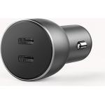 Incarcator auto Ugreen CD213, 2x USB-C, 36W, 3A, Gri 7 - lerato.ro