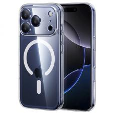 Huse si carcase iPhone 17 Pro, Carcasa UGREEN CA240 cu MagSafe compatibila cu iPhone 17 Pro, Transparent, lerato.ro