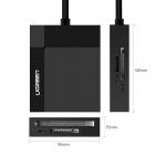 Cititor de carduri UGREEN CR125, USB-A, 5 Gbps, 2TB, Spatiu de stocare 4 carduri de memorie, compatibil cu CF/TF/SD/MS, Negru 3 - lerato.ro