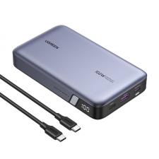 Baterie externa portabila UGREEN PB720, 20000 mAh, 100W, 2x USB-C, 1x USB-A, Gri