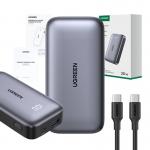 Baterie externa portabila UGREEN Nexode PB502, 10000 mAh, 30W, 1x USB-C, 1x USB-A, Negru 4 - lerato.ro