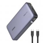 Baterie externa portabila UGREEN PB205, 25000 mAh, 145W, 2x USB-C, 1x USB-A, Gri 2 - lerato.ro