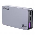 Incarcator retea UGREEN Nexode Pro, 1x USB-A si 2x USB-C, 65W, Gri 3 - lerato.ro