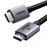 Cablu video HDMI 2.1 Ugreen 25914, 8K, 60Hz, 48Gb/s, 10m, Negru 3 - lerato.ro