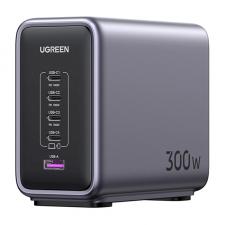 Incarcatoare wireless, Statie de incarcare 5 in 1 UGREEN Nexode CD333, PD 300W, 1x USB-A, 4x USB-C, Gri, lerato.ro