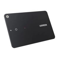 Dispozitiv anti pierdere tip card UGREEN CM817 Smart Finder, Bluetooth 5.2, Baterie reincarcabila, IP68, Compatibil cu Apple Find My, Negru