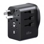 Adaptor retea Ugreen S550, 2x USB-C, 1x USB-A, 65W, Compatibil cu prize EU/UK/US, Negru 5 - lerato.ro