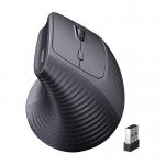 Mouse vertical UGREEN M571, Wireless, 4000 DPI, 6 Butoane, 2.4GHz, Bluetooth, 1xAA, Negru 3 - lerato.ro