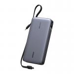 Baterie externa portabila Ugreen PB552, 25000 mAh, 165W, 1x USB-C, 1x USB-A, 2x Cablu USB-C, Gri 2 - lerato.ro