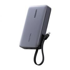 Baterie externa portabila Ugreen PB551, 20000 mAh, 145W, 1x USB-C, 1x USB-A, 1x Cablu USB-C, Gri