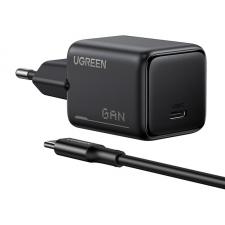 Incarcator retea UGREEN X517, 25W, 1x USB-C, Cablu USB-C la USB-C 1m inclus, Negru