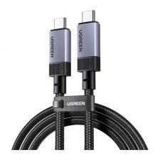 Cabluri de date si incarcare, Cablu pentru incarcare si transfer de date UGREEN L701, USB-C la USB-C, 240W, 10Gbps, 2m, Negru, lerato.ro
