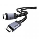 Cablu pentru incarcare si transfer de date UGREEN L701, USB-C la USB-C, 240W, 10Gbps, 2m, Negru 3 - lerato.ro