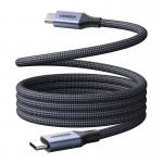 Cablu pentru incarcare si transfer de date UGREEN L537, USB-C la USB-C, 240W, 1m, Gri 2 - lerato.ro