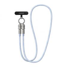 Cabluri de date si incarcare, Cablu pentru incarcare si transfer de date UGREEN L508, USB-C la USB-C, 60W, 480Mbps, 1.2m, Functie de snur pentru telefon, Albastru, lerato.ro