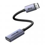 Adaptor video UGREEN DP139, DisplayPort tata la HDMI mama, 4K, 60Hz, 18Gbps, 2m, Negru 4 - lerato.ro